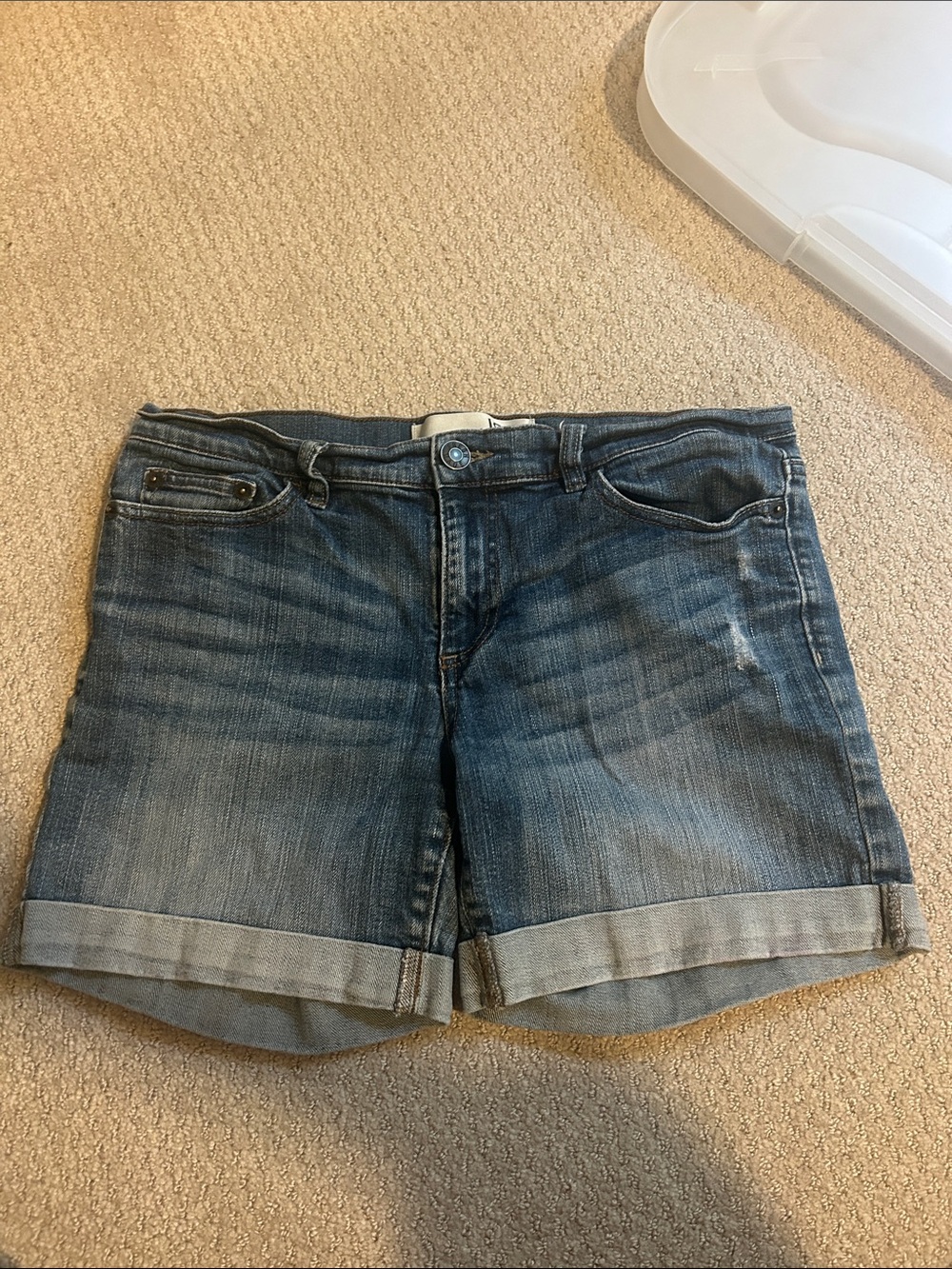 denim shorts